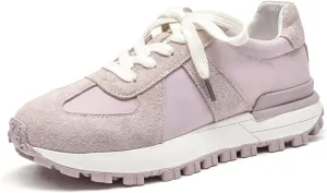 BEAU TODAY Womens Platform Sneakers, Fashion Chunky Platform Sneakers for Women, Retro Casual Walking Tennis Shoes