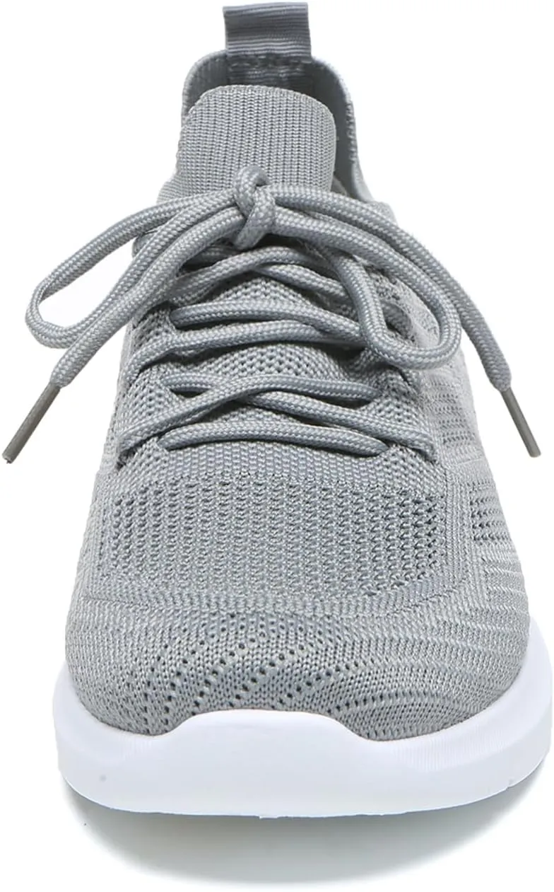 Bernal Sneakers for Women Casual Mesh Breathable Lace Up Walking Shoes Lightweight Non Slip Tennis Gym Workout Shopping Shoes
