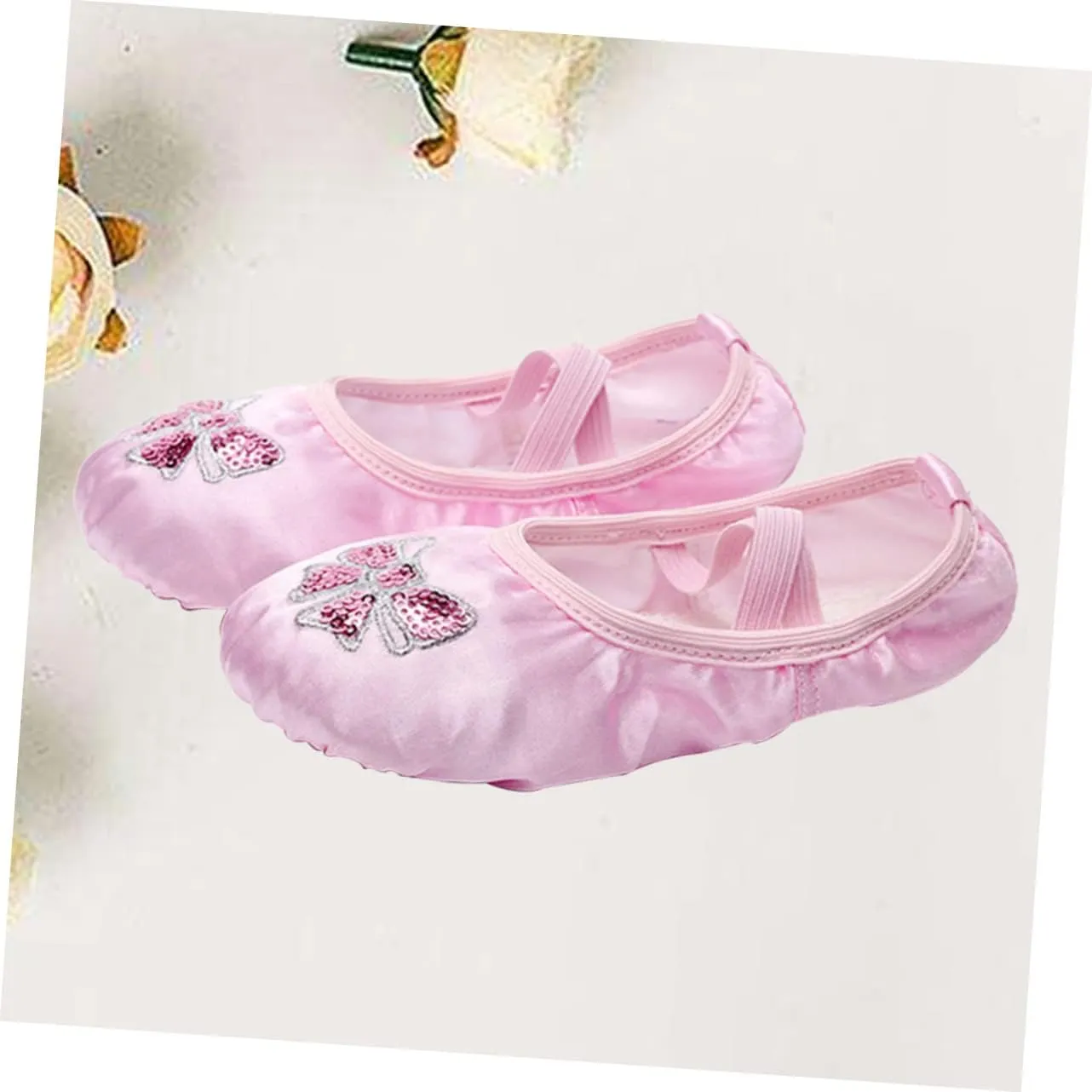 BESPORTBLE 2pcs Shoes Ballet Slippers Ballet feet Ballet Flats Lyrical Shoe Kids Slippers Kids Slide Sandals