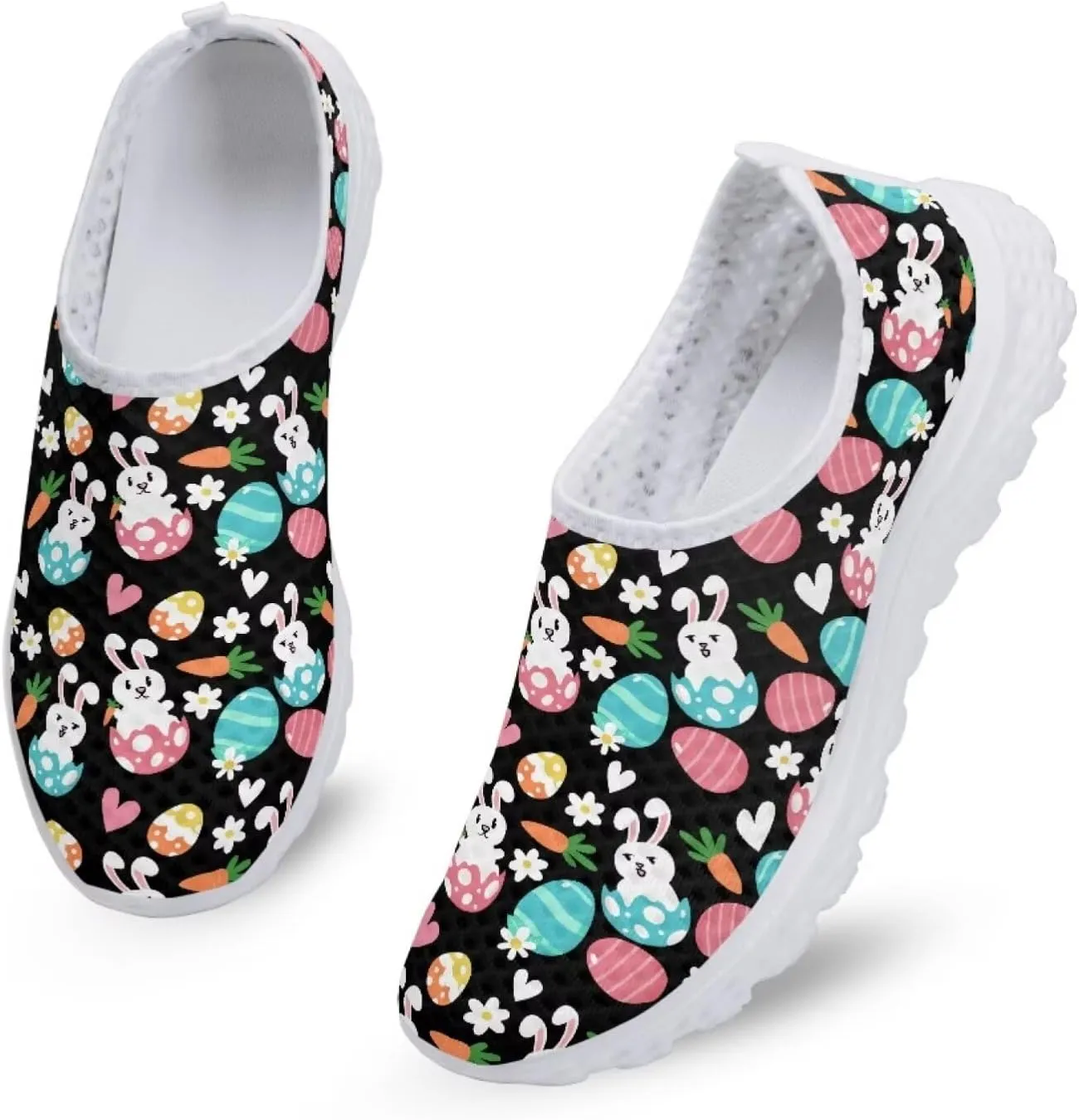 Bigcardesigns Fashion Women's Walking Shoes Sport Sneakers Breathable Mesh Loafers