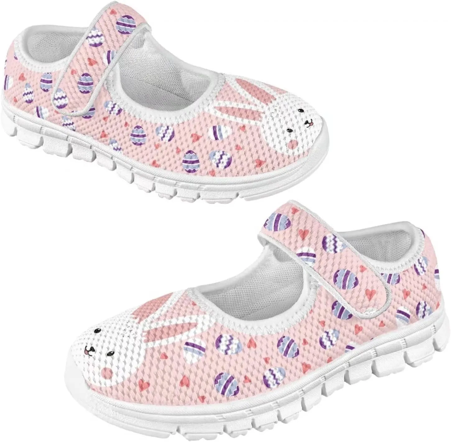 BIGCARJOB Little Girls Mary Janes Shoes Flats Running Shoes Slip-on Athletic Gym Shoes