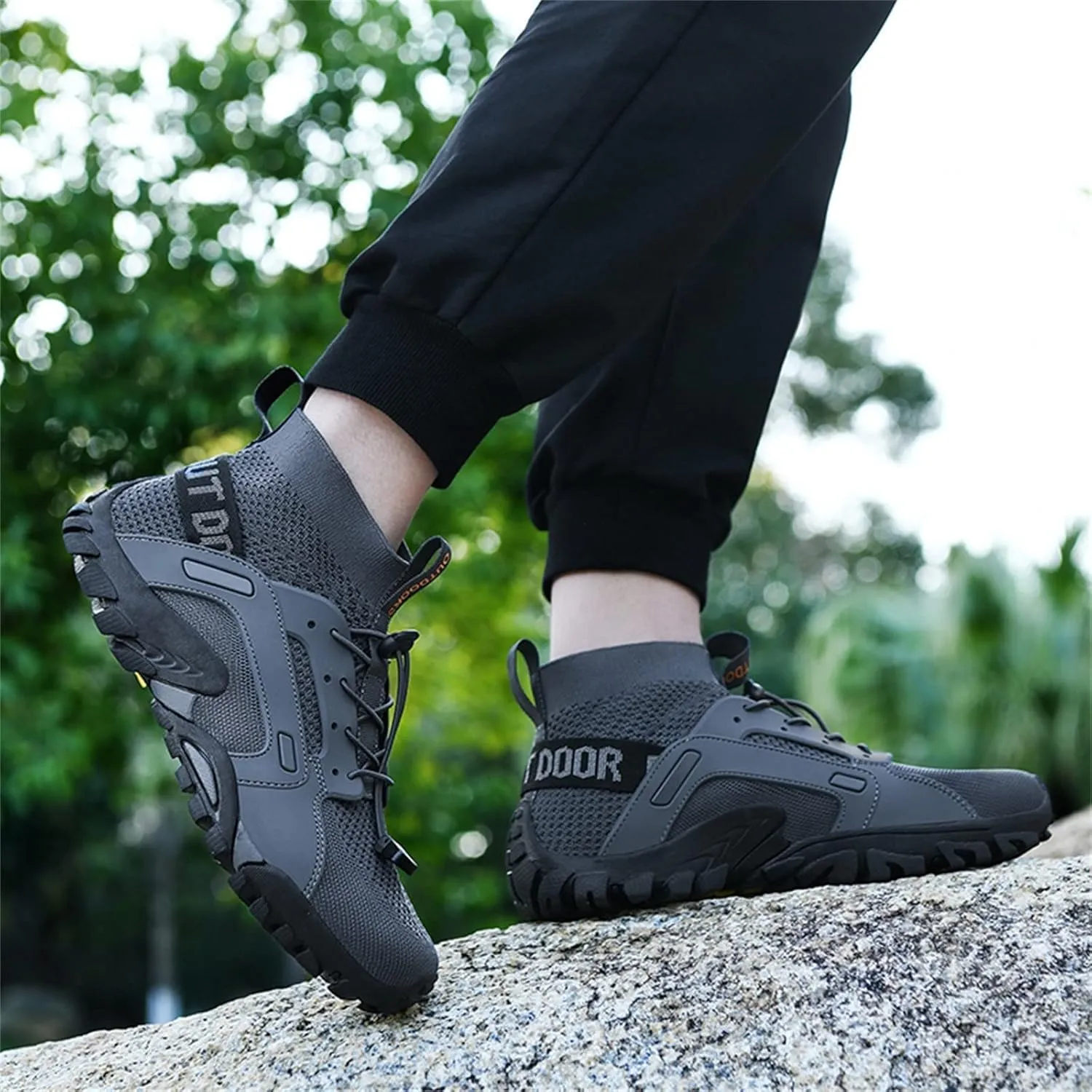 BORAMAX Men's Running Shoes Non Slip Athletic Tennis Walking Type Sneakers Hip Hop Men Walking Running Sneakers Shoe
