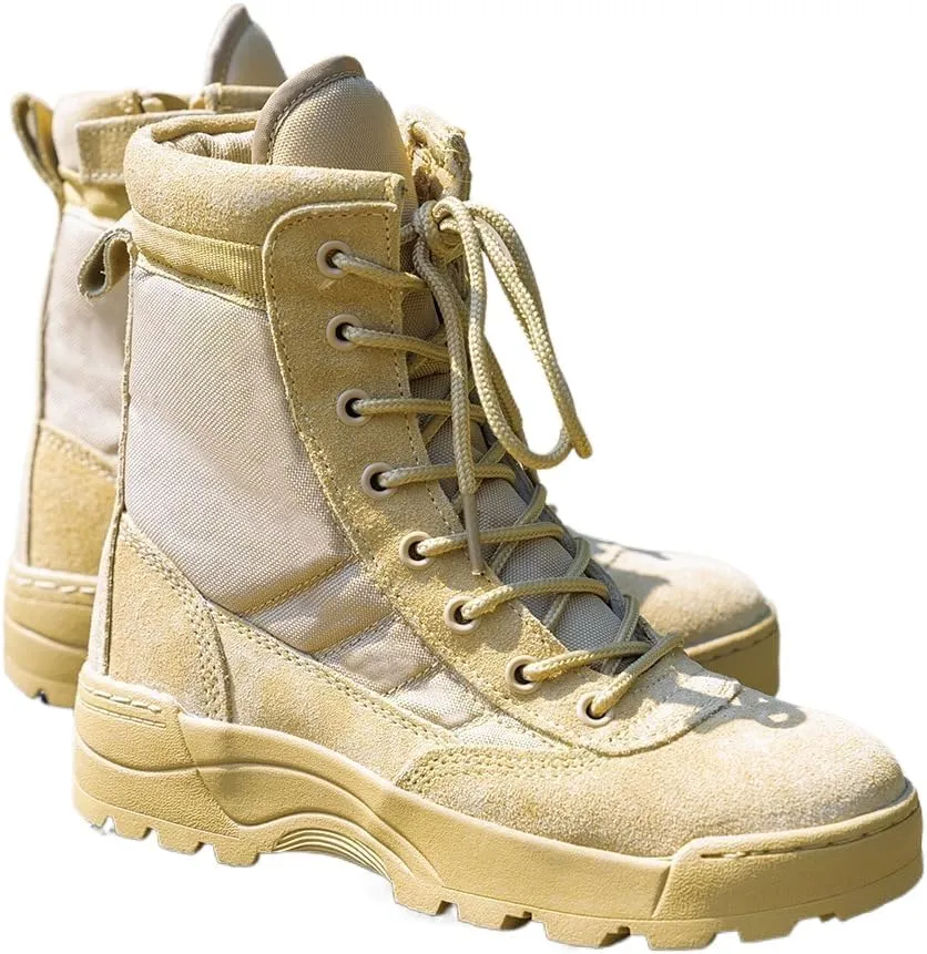 Boys and girls hiking boots summer camp waterproof anti-collision non-slip desert boots military fan shoes children's hiking shoes