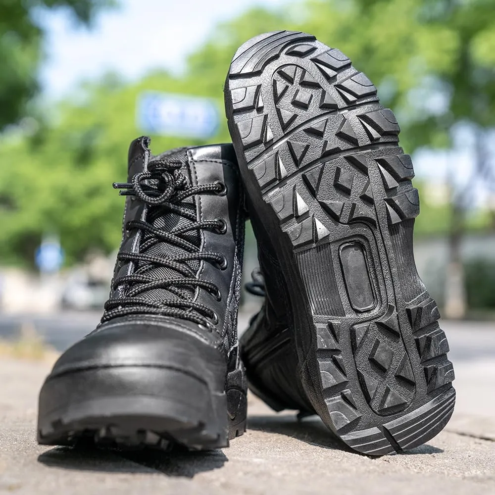 Boys and girls hiking boots summer camp waterproof anti-collision non-slip desert boots military fan shoes children's hiking shoes