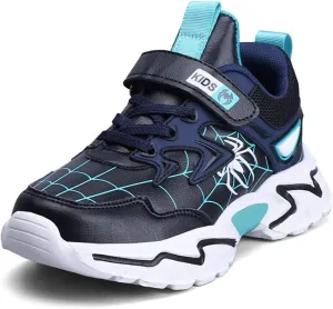 Boys' and Girls' Tennis Shoes Running Athletic Sneakers Waterproof Soft Lightweight Breathable Sneakers for Little and Big Kids