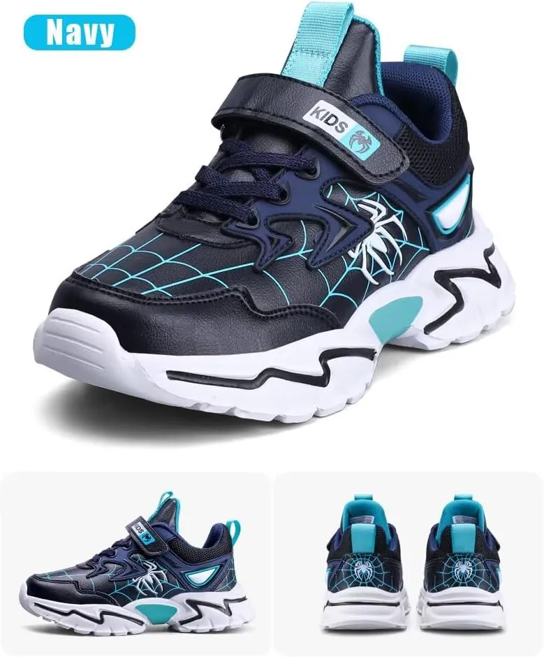 Boys' and Girls' Tennis Shoes Running Athletic Sneakers Waterproof Soft Lightweight Breathable Sneakers for Little and Big Kids