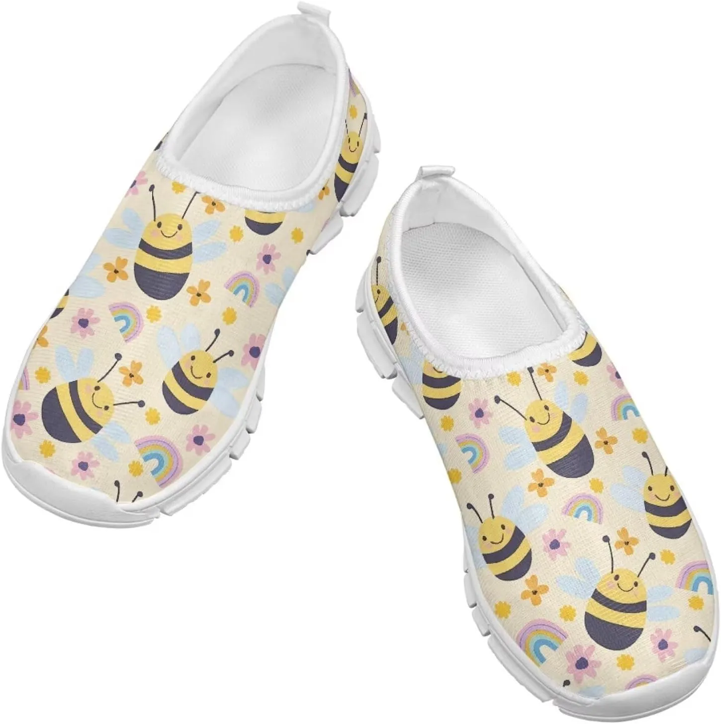 Boys Girls Slip On Casual Shoes Soft Loafers Lightweight Walking Hiking Shoes Non Slip Sport Sneakers for Little Big Kids Size 11-15
