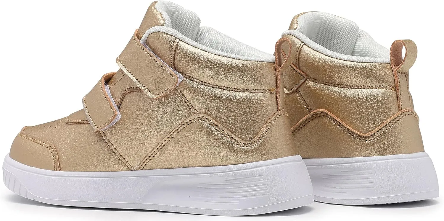 Boys High Top Sneakers Fashion Girls Shoes Lightweight Casual Kids Gym Shoes
