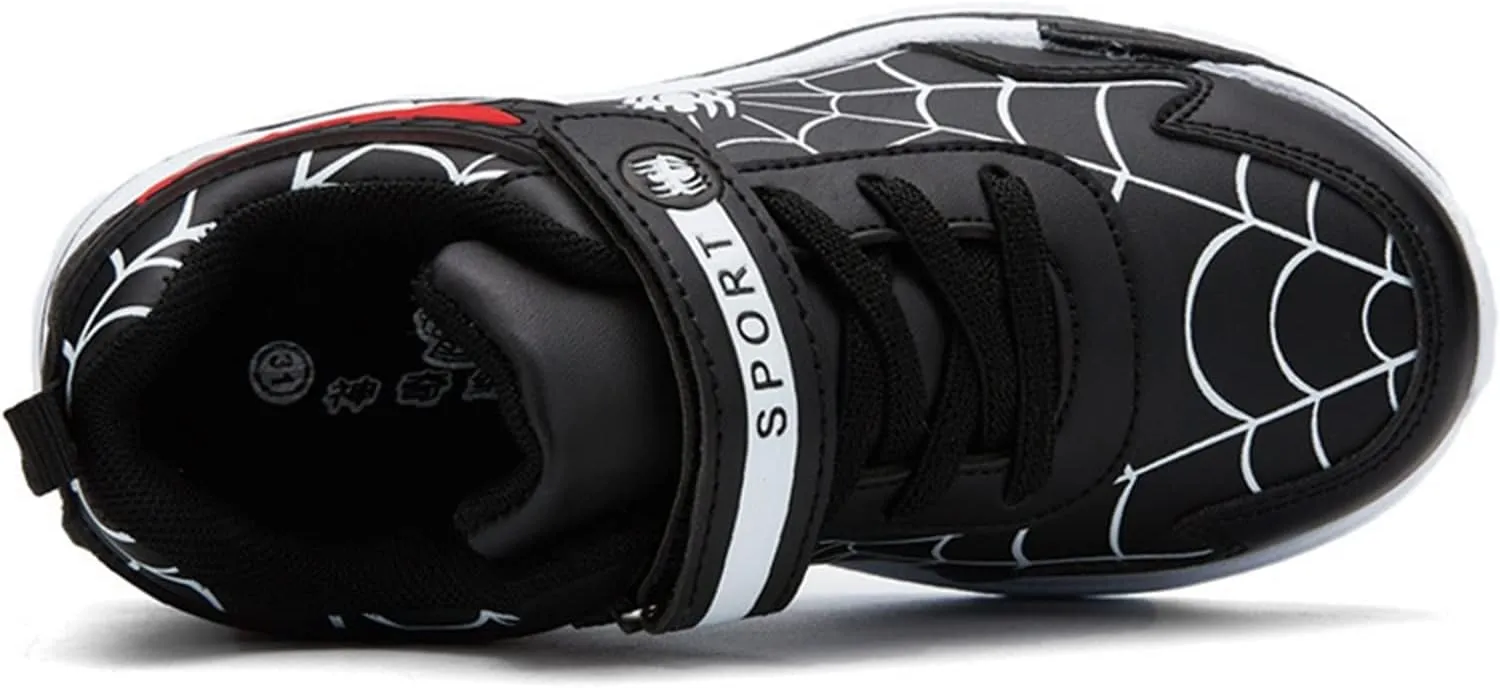 Boys Lightweight Sneakers Leather Kids Toddler Girls Tennis Running Shoes