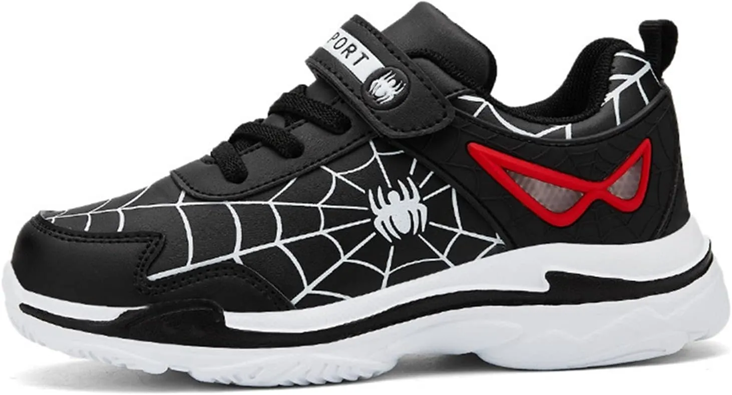 Boys Lightweight Sneakers Leather Kids Toddler Girls Tennis Running Shoes