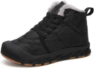 Boys Snow Boots Winter Waterproof Slip Resistant Cold Weather Shoes（Little Kid/Big Kid