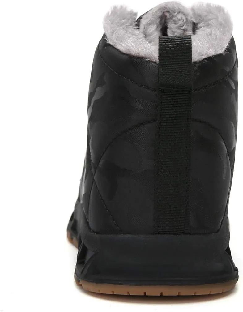 Boys Snow Boots Winter Waterproof Slip Resistant Cold Weather Shoes（Little Kid/Big Kid