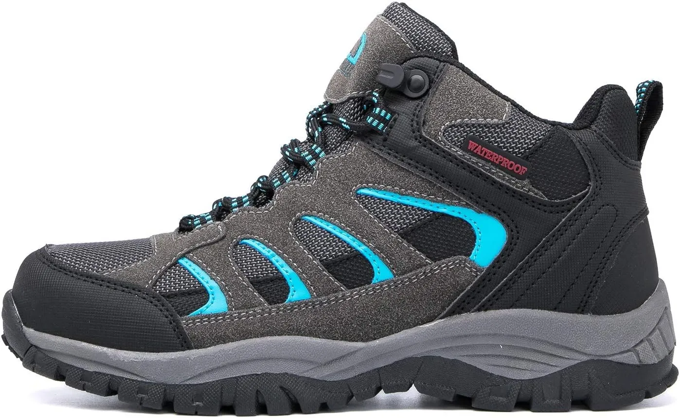 Brown Oak Womens Waterproof Outdoor Casual Trekking Camping Backpacking Shoes Work Hiking Boots