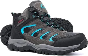 Brown Oak Womens Waterproof Outdoor Casual Trekking Camping Backpacking Shoes Work Hiking Boots