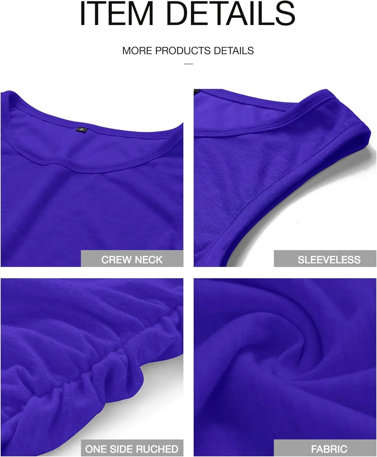 BTFBM Women 2025 Summer Sleeveless Tank Dresses Crew Neck Slim Fit Short Casual Ruched Bodycon Party Club Mini Dress