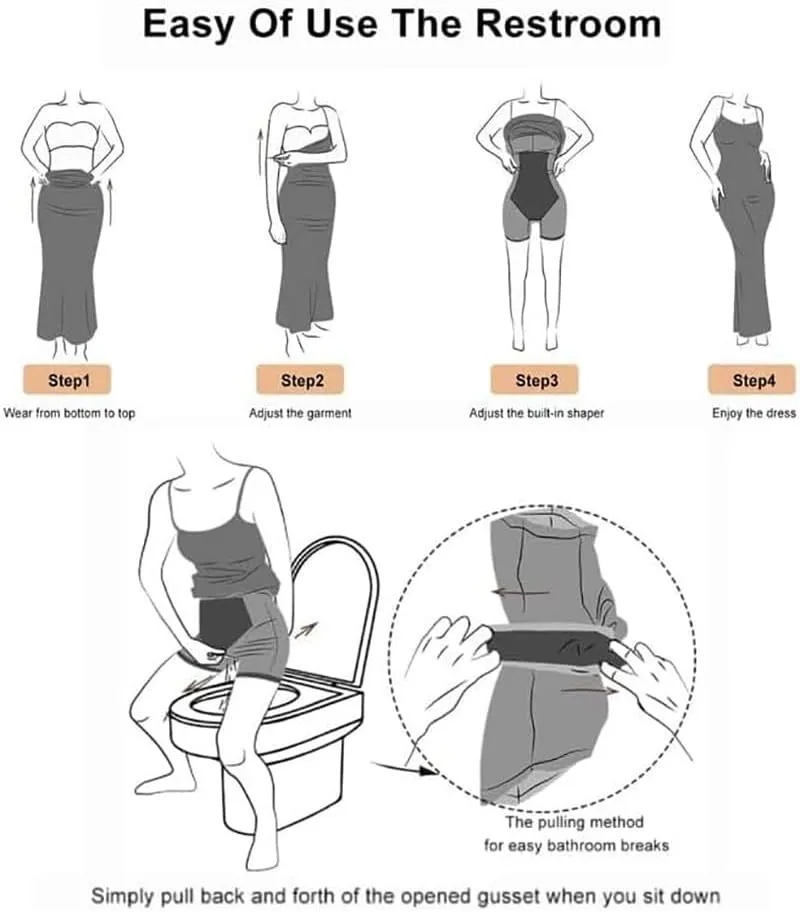 Built-in Removable Shapewear Bra Pad Bodycon Midi Dress Knitted Ribbed Square Neck Short Sleeve Basic Party Dresses