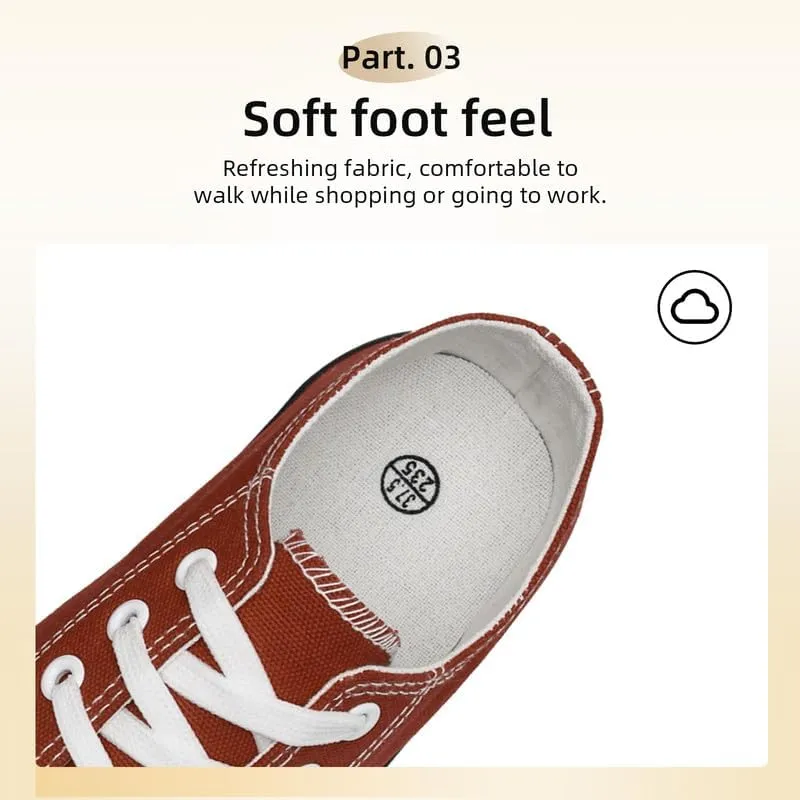 Canvas Shoes for Women Men Low Top Lace Up Sneakers Canvas Fashion Sneakers Classic Casual Walking Shoes Comfortable Breathable