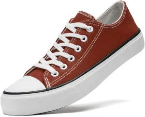 Canvas Shoes for Women Men Low Top Lace Up Sneakers Canvas Fashion Sneakers Classic Casual Walking Shoes Comfortable Breathable