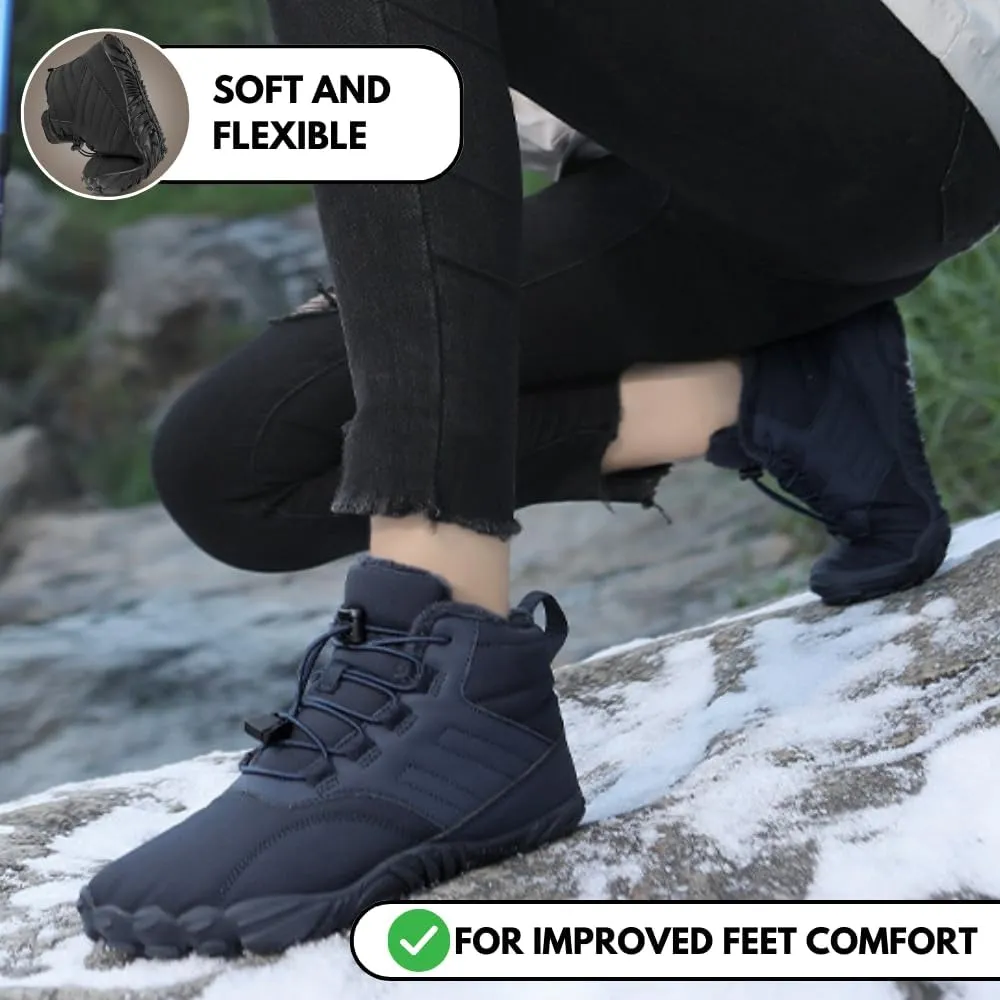 Caspar Pro HF - Non-slip and Comfortable Winter Barefoot Shoes Provide Warmth and Support, Walking Boots For Women Men Unisex