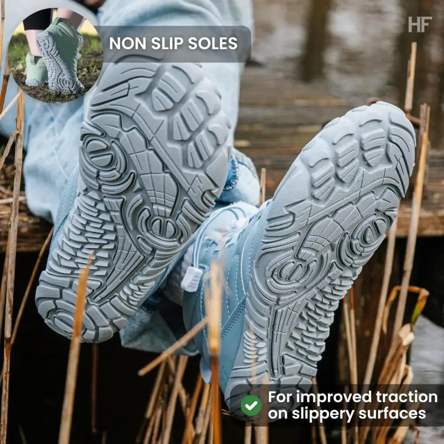 Caspar Pro HF - Non-slip and Comfortable Winter Barefoot Shoes Provide Warmth and Support, Walking Boots For Women Men Unisex