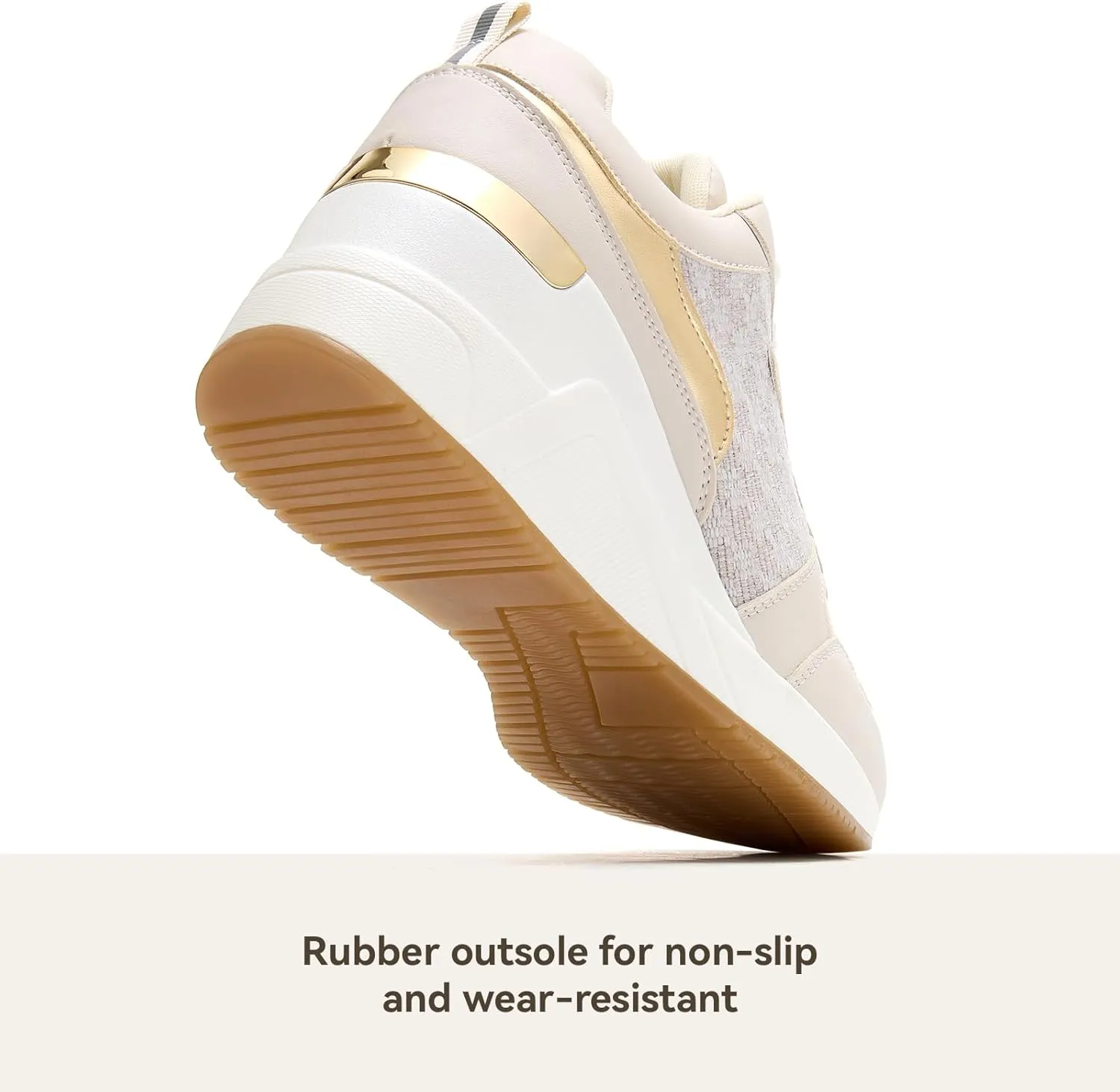 Cestfini Fashion Wedge Heeled Sneakers for Women