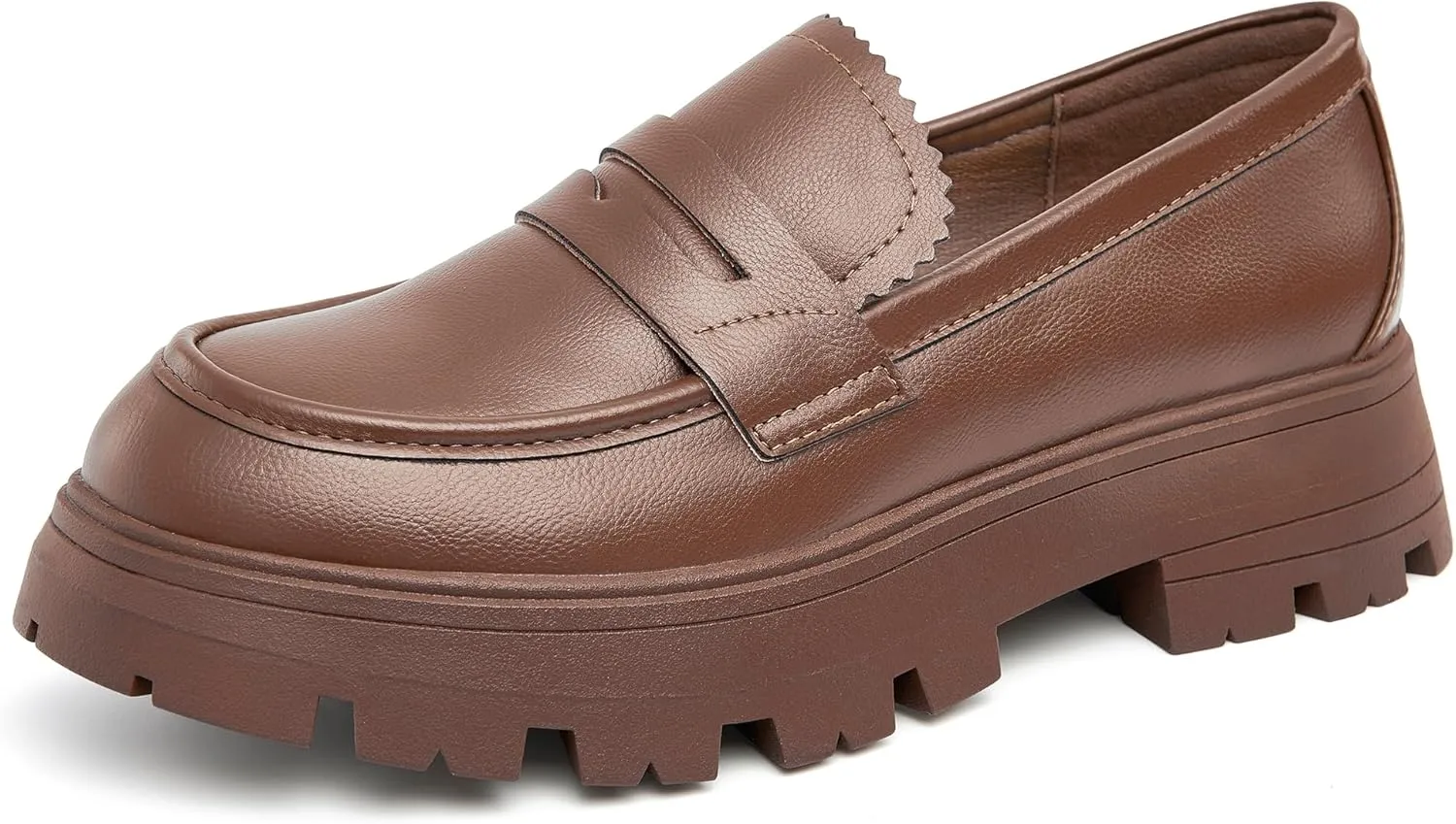 Cestfini Platform Chunky Loafers for Women