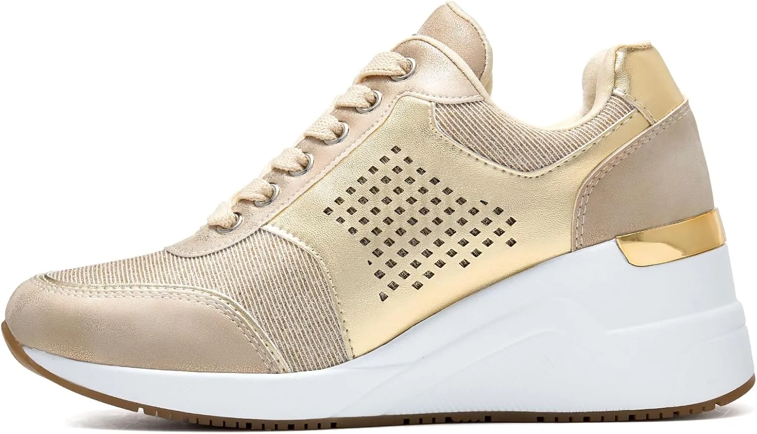 Cestfini Wedge Sneakers for Women - Wedge Tennis Shoes Non-Slip Women Fashion Sneakers