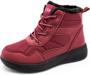 ChayChax Women's Winter Snow Boots with Fur Lined Lightweight Ankle Booties Anti Slip Comfortable Warm Winter Shoes