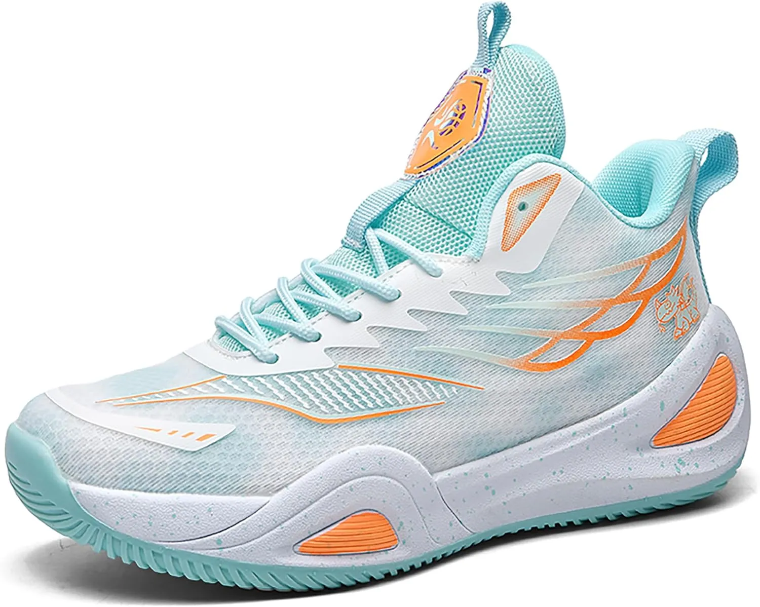 CJSPORX Women Men Basketball Shoes Breathable Men Non Slip Outdoor Fashion Unisex Sneakers