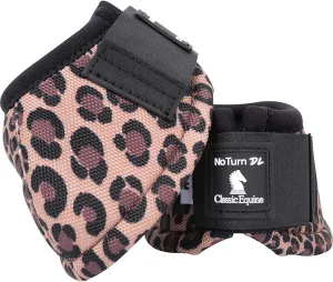 Classic Equine Dyno Turn Designer Bell Boots, Cheetah, Small