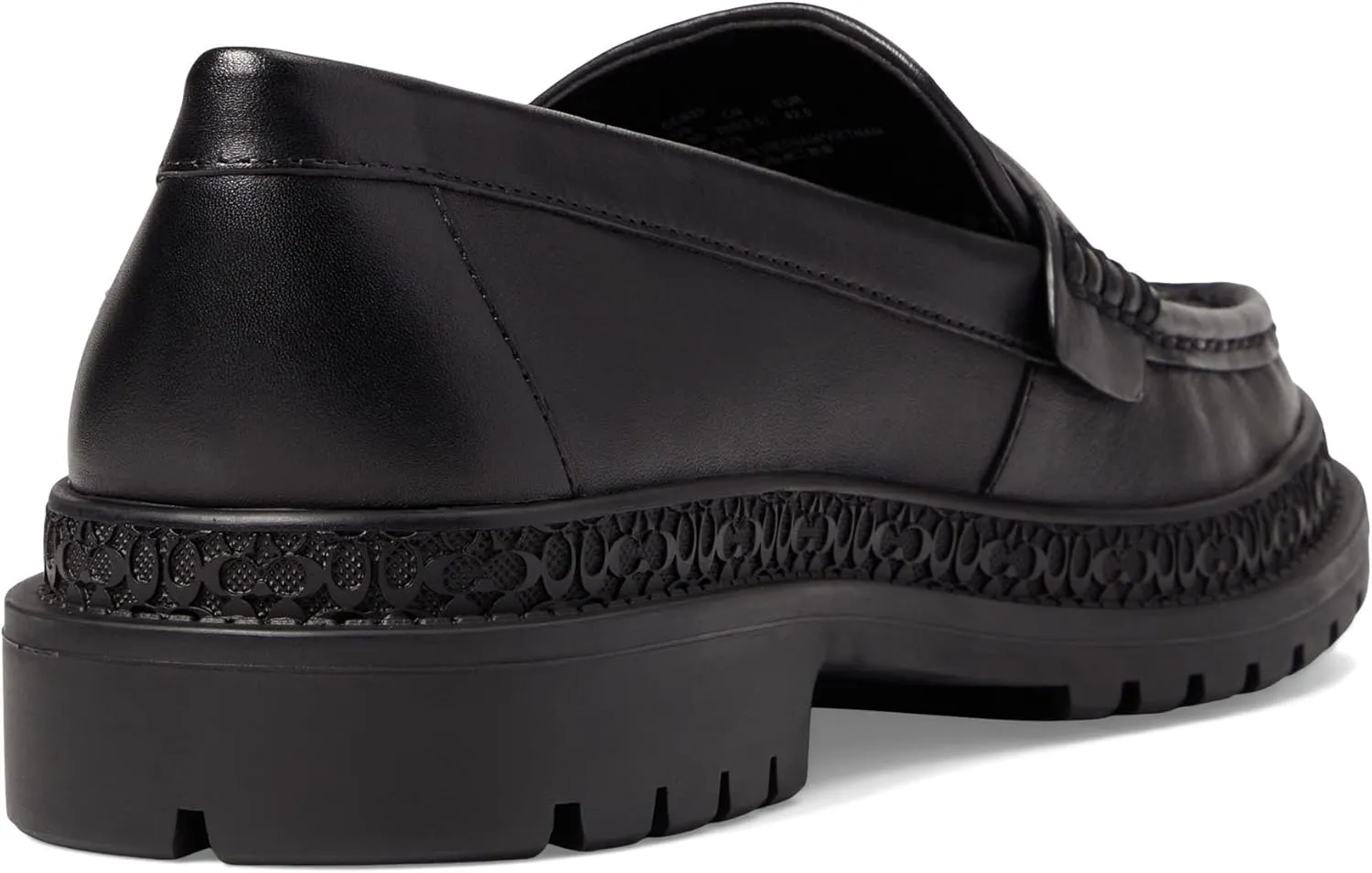 Coach Men's Casual Cooper Loafer with Signature Jacquard and Signature Coin