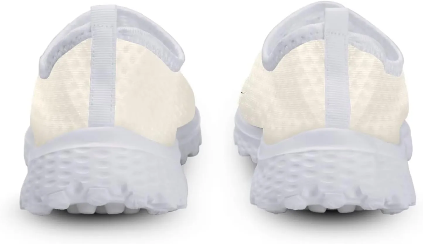 Coloranimal Funny Animal Puzzle Air Mesh Beach Water Flat Sneakers for Women US5-12