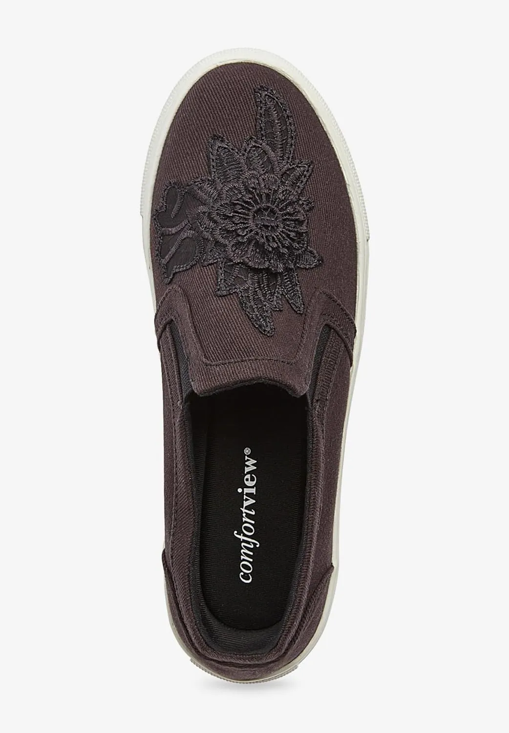 Comfortview Women's Wide Width The Skyla Sneaker