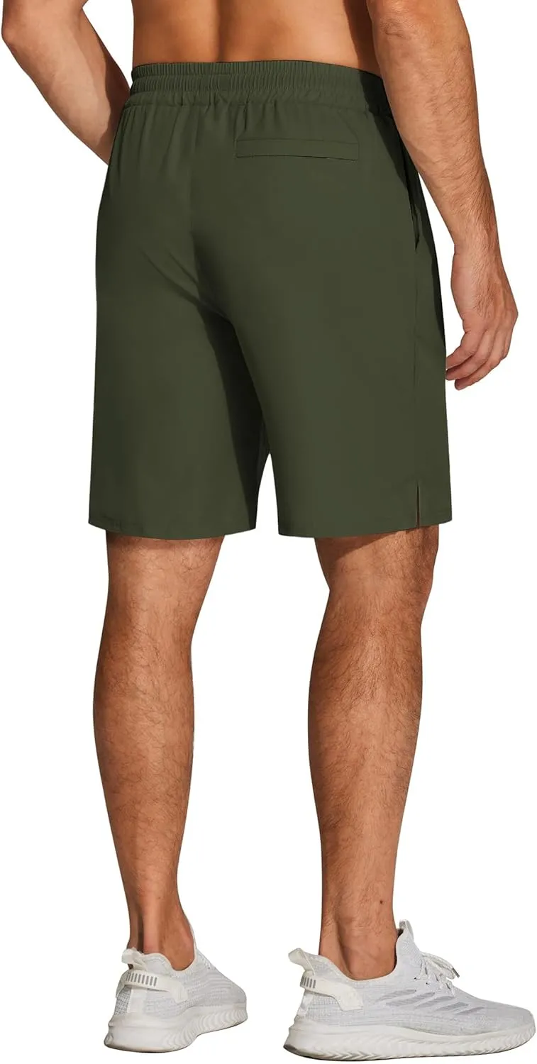 COOFANDY Men's Athletic Running Shorts Quick Dry Lightweight Gym Workout Training Sports Shorts with Pockets