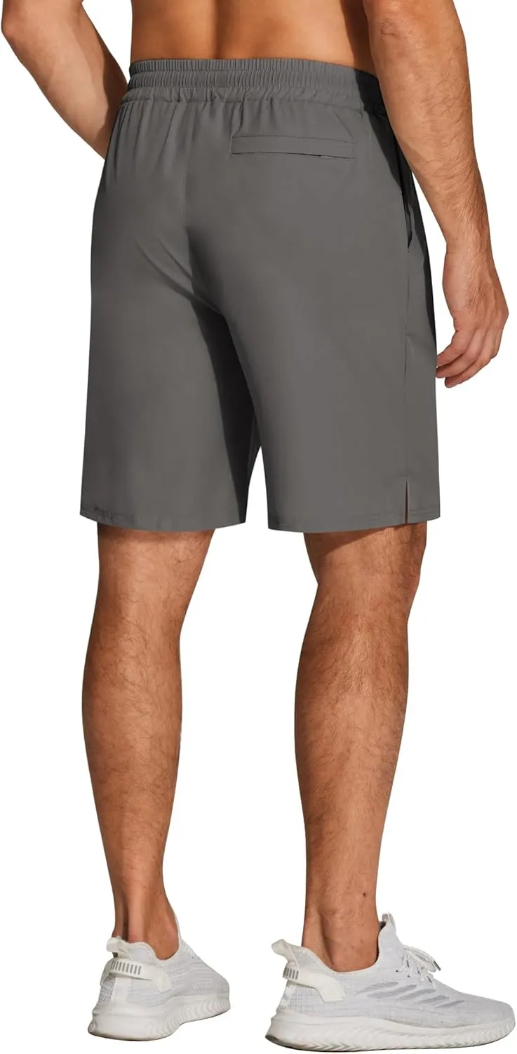 COOFANDY Men's Athletic Running Shorts Quick Dry Lightweight Gym Workout Training Sports Shorts with Pockets