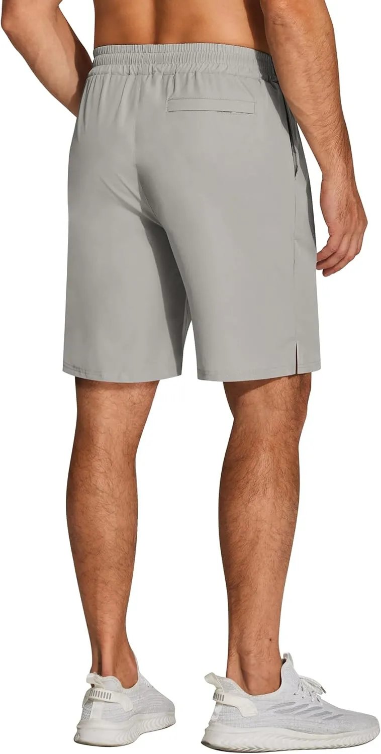 COOFANDY Men's Athletic Running Shorts Quick Dry Lightweight Gym Workout Training Sports Shorts with Pockets