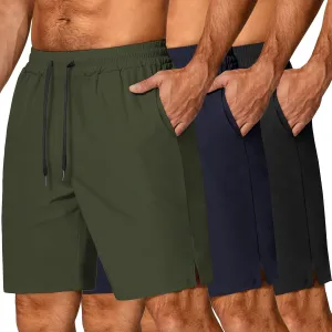 COOFANDY Men's Athletic Running Shorts Quick Dry Lightweight Gym Workout Training Sports Shorts with Pockets