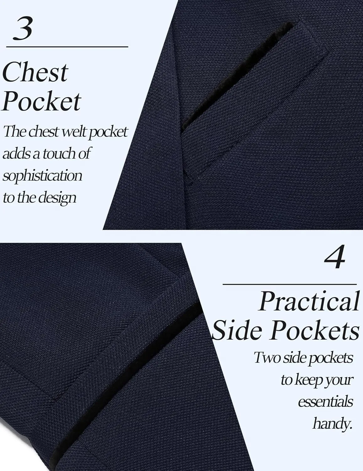 COOFANDY Men's Casual Blazer Jacket Slim Fit Sports Coat Business Suit Jackets One Button