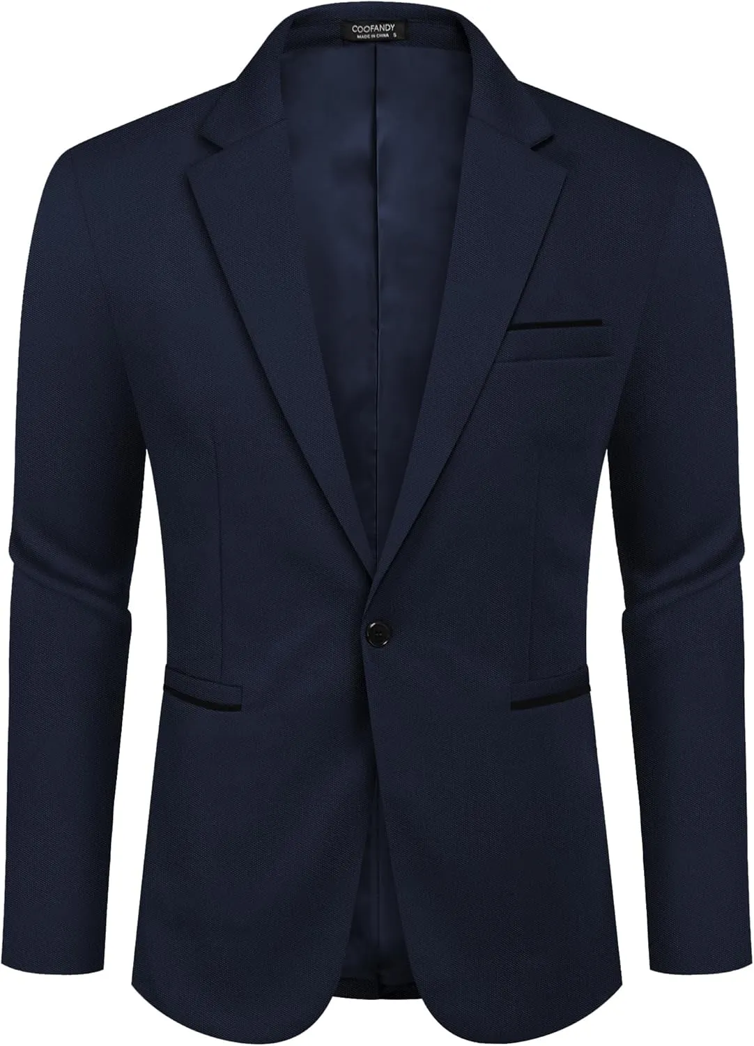 COOFANDY Men's Casual Blazer Jacket Slim Fit Sports Coat Business Suit Jackets One Button