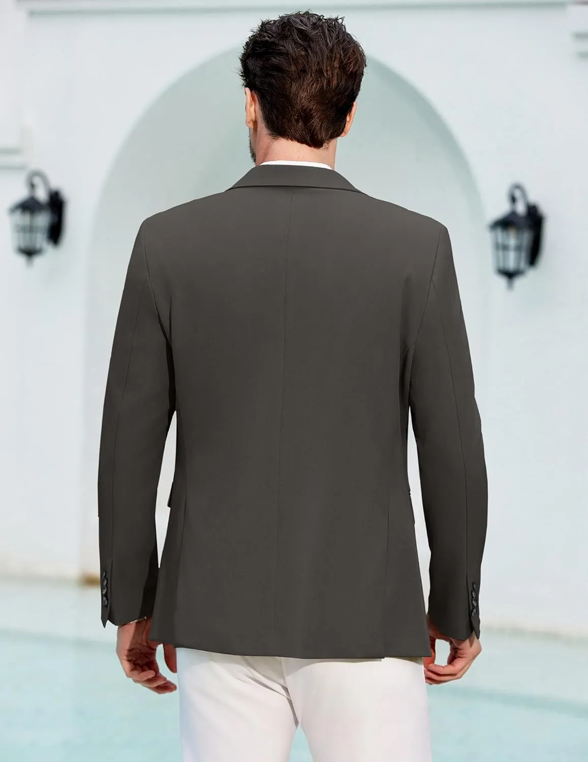 COOFANDY Men's Casual Blazer Regular Fit Lightweight Sport Coats One Button Suit Jacket Dress Blazer Jackets