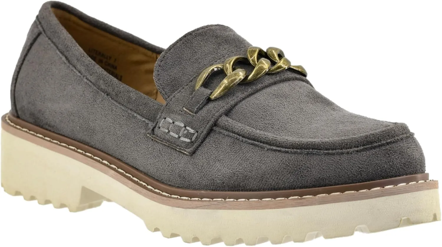 Corkys Footwear Women's Literally Loafer with 1.5 Chunky Heel