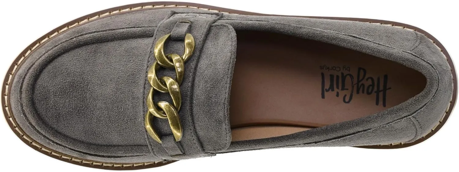 Corkys Footwear Women's Literally Loafer with 1.5 Chunky Heel