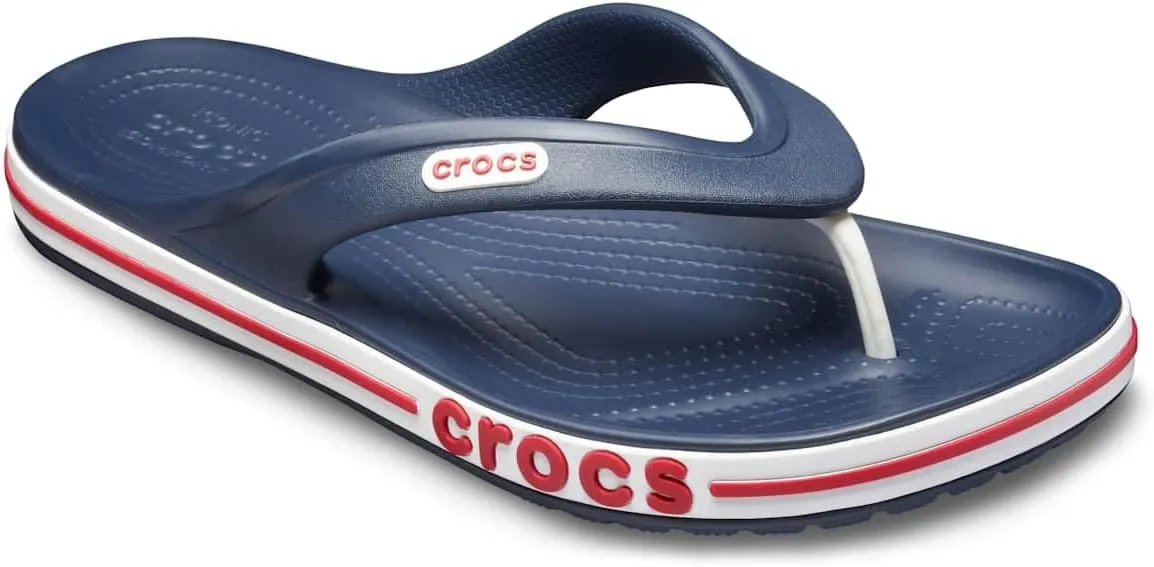 Crocs Men's and Women's Bayaband Flip Flop | Casual Flip Flops | Shower Shoes