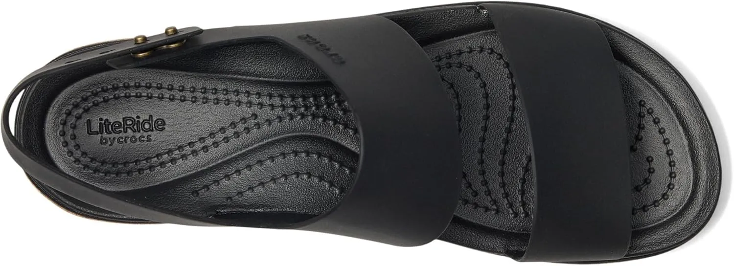 Crocs Women's Brooklyn Cork Low Wedge Sandal