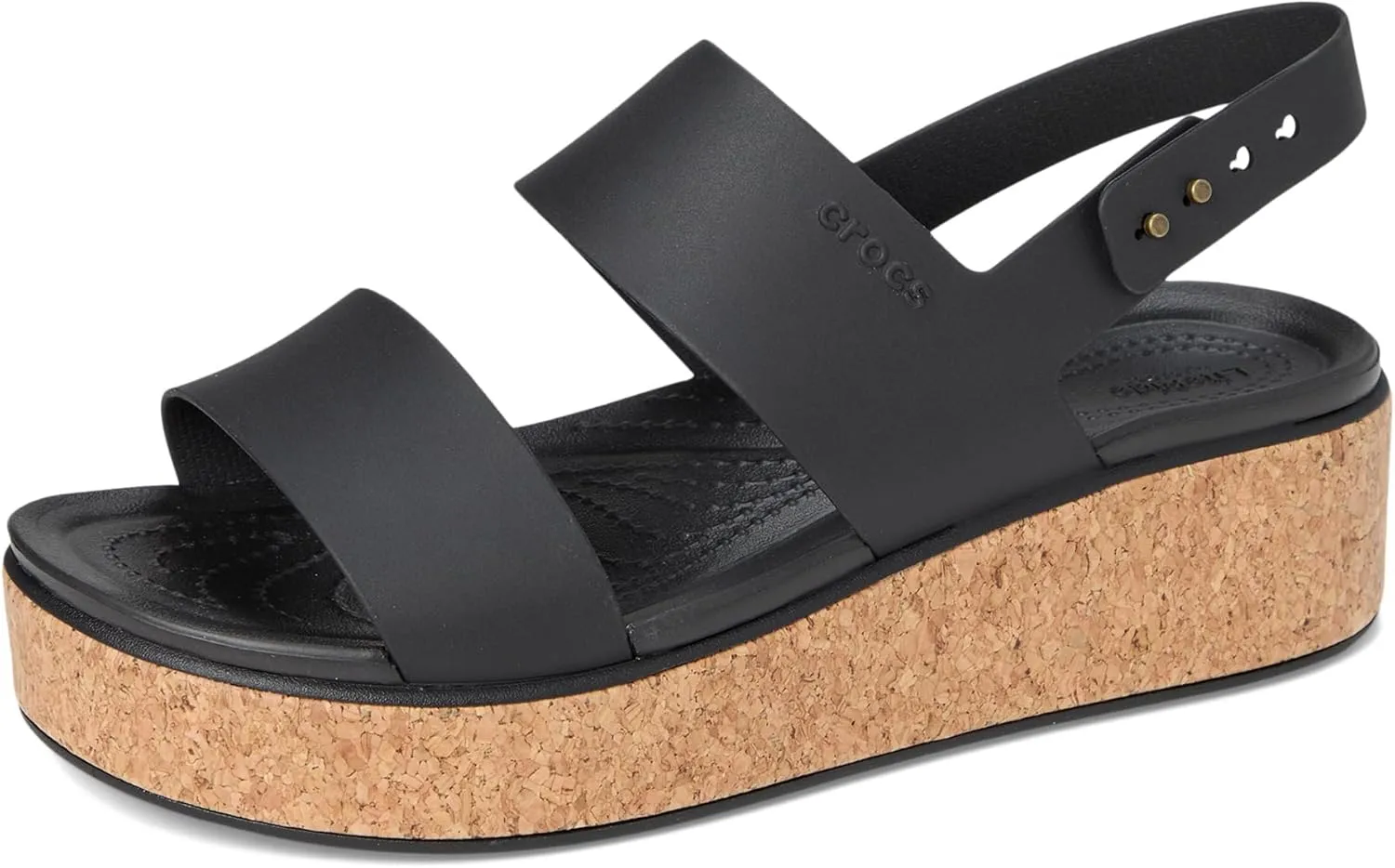 Crocs Women's Brooklyn Cork Low Wedge Sandal