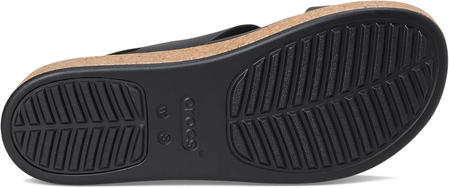 Crocs Women's Brooklyn Cork Low Wedge Sandal