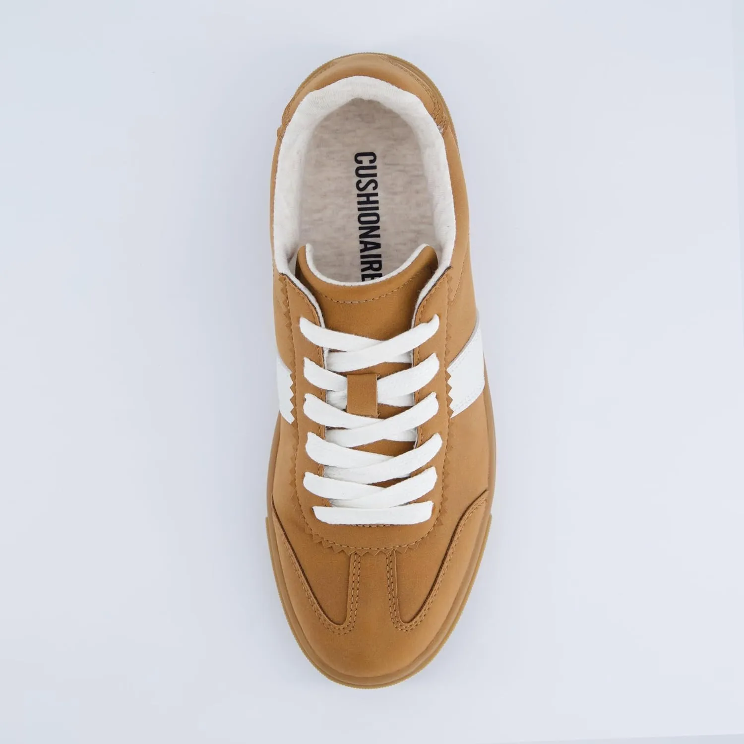 CUSHIONAIRE Women's Balance Lace Up Sneaker  Comfort Foam, Wide Widths Available