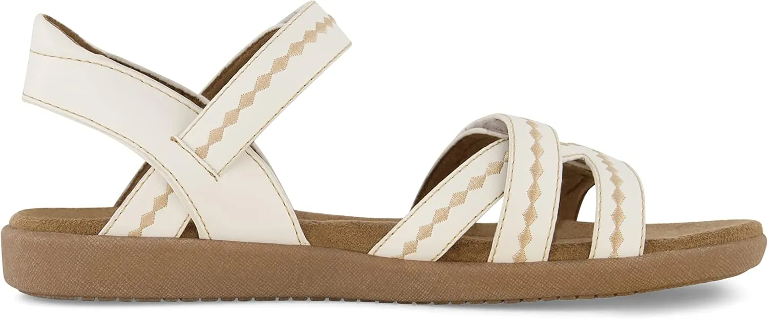 CUSHIONAIRE Women's Bartel Comfort Footbed Sandal with  Comfort
