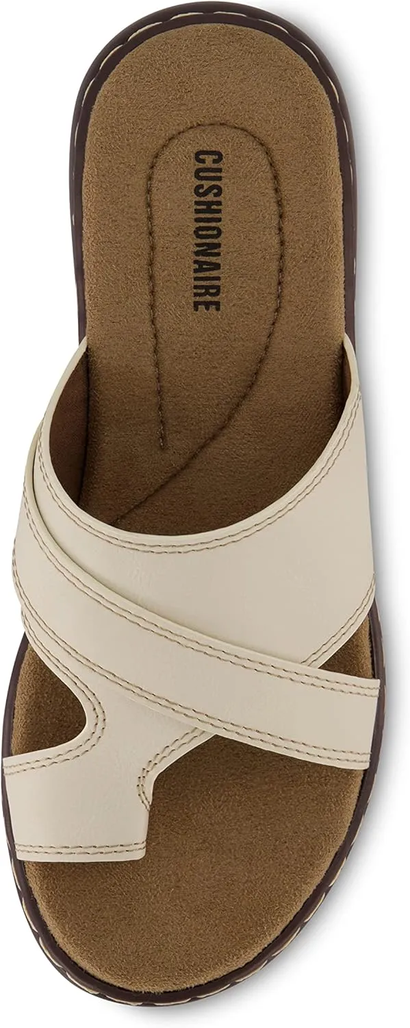 CUSHIONAIRE Women's Blare comfort sandal  Comfort Foam