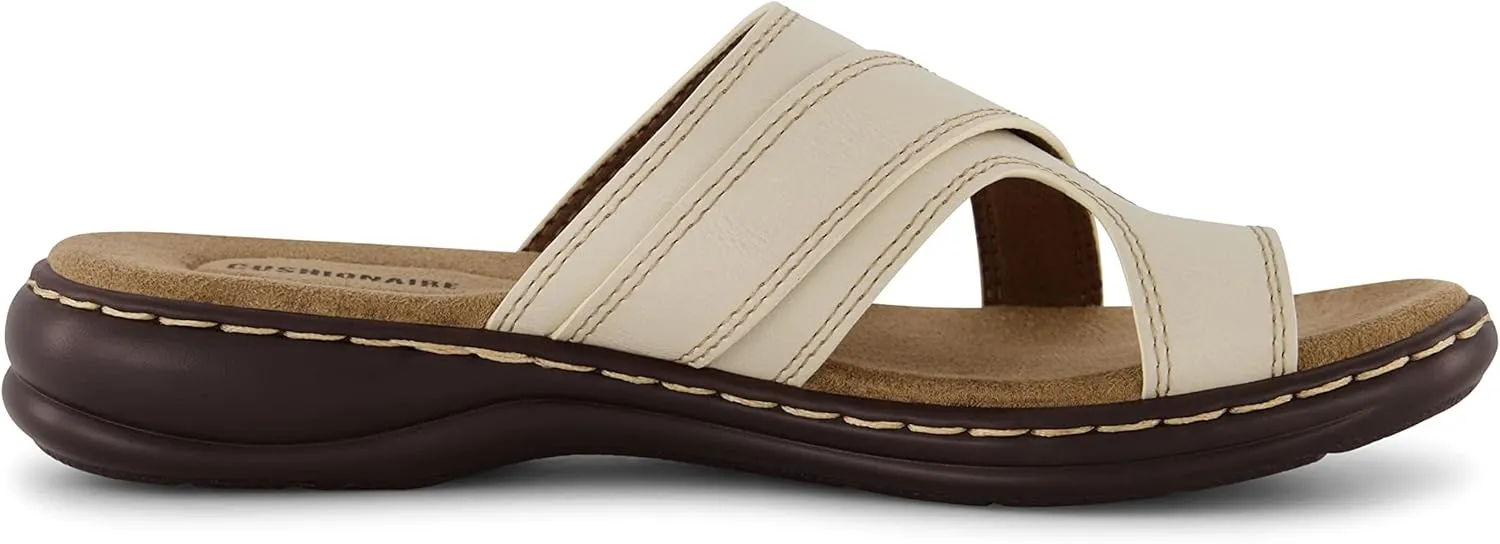 CUSHIONAIRE Women's Blare comfort sandal  Comfort Foam